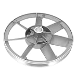 FONDOTIN Aluminium Doppelzylinder Kompressor Motor Riemenscheibe Langlebig Verschleißfest für Luftkompressor Pumpe mit Einfacher Montage und Wartungsarm für Effizienten Betrieb