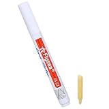 1 pc Fugenmarker Reparieren und Pflegen zu Hause,Fliesenstift Fugenfarbe für Küche und Bad Fugenstift Wasserfest,Grout Pen,Fliesenfugen Stift Zum Auffrischen und Aufhellen von Dreckigen Fugen-Weiß