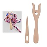 2 Stück Strickgabel,Strickgabel Für Kinder,Strickwerkzeuge Aus Holz,Geeignet Für Handgefertigte Diy-Produkte, Kreatives Weben, Handgefertigte Seile, Weben Von Armbändern Und Halsketten