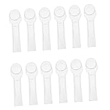 HIAKDOFT 12Stücke Zahnbürstenkopf Abdeckungen Staubschutz Für Elektrische Zahnbürsten Transparente Schutzkappen Für Zahnbürstenköpfe Zubehör Für Unterwegs
