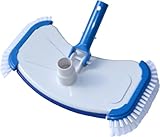 Paradies Pool Bodensaugerbürste Deluxe, Poolbürste mit Sauganschluss 32/38 mm, Reinigungsbürste, Poolsauger, mit seitlichen Borsten, Menge: 1 Stück
