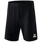 ERIMA Herren Fussballshort Rio 2.0 mit Innenslip, schwarz, 50 (M)(6), 316011