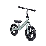 X1TE - Rider Bike Kinderfahrrad Grün Matt (1-4 Jahre, Leicht & Robust Rad, Bis 40 kg), Laufradfahrrad Inkl. Verstellbarem Sattel