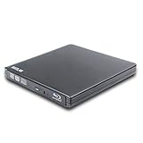 Externer 3D-Blu-Ray-Brenner, USB 3.0, Aluminium-Pop-Up-Laufwerk, tragbares optisches Laufwerk, für Windows 7, 8, 10, Mac OS, Laptops und Desktop-Computer, zweilagig, 6 x BD-R BD-RE DL, DVD-RW-Brenner,