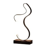 Kabellose Tischlampe - Dimmbare LED 3 Modi Abstrakte Kunst,Nachttischlampe Moderne Schreibtischdekoration,Für Wohndekoration Schlafzimmer Wohnzimmer Wohnheim Wohnung Nachttisch Kinderzimmer Lesen Gebu