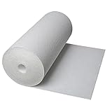 CLIMAPOR weiße Dämmtapete rauhfaserkaschiert, 7,5 x 0,5 m x 4 mm, 2 Rollen (= 7,5 qm), EPS - Innenraum-Dämmung - Isoliertapete