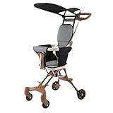 Leichter Kinderwagen für Kleinkinder – zusammenklappbarer Reisekinderwagen für Kleinkinder, wendbare Sitzanordnung, tragbare Aufbewahrung im Kofferraum eines Flugzeugs | kompakter Familienurlaub