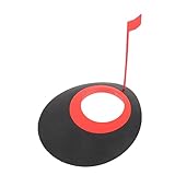 KICHOUSE 1 Satz Golf Putting Cup Tragbarer Golfschwung Trainer für Indoor Training Übungs Hilfsmittel mit Hochwertigem Design für Golfer und Golf und Platzsparend
