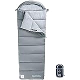Naturehike Schlafsack mit Kapuze, 3-Jahreszeiten-Schlafsack, Leicht, Tragbar und Spleißbar, Gefüllt mit 180 g/m2 HHochwertiger