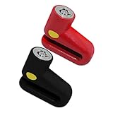 UPKOCH 2 Stück Mini Disc Bremsenschloss Motorradschloss Sicherheitsradschloss Kompakt Leicht Schnell zu Bedienen Für Verschiedene Fahrräder und Motorräder Geeignet