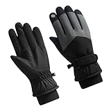 Unisex-Skihandschuhe, Winter-Skihandschuhe, Snowboardhandschuhe mit Touchscreen, rutschfeste Winterhandschuhe für Damen und Herren, isolierte Handschuhe für Outdoor-Aktivitäten