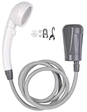 Semptec Urban Survival Technology Akkudusche: Akku-Camping-Dusche mit Tauchpumpe & Multi-Brause, 2-m-Schlauch, USB-C (Dusche mit Pumpe, Mobile, Wasserkanister)