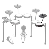 Alesis Drums Nitro Max Expansion Pack – E-Drum Set Erweiterung für Nitro Max Kit mit Mesh Tom Pad, 10' Becken mit Choke und Verbindungskabeln