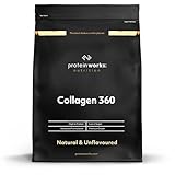 Protein Works - Collagen 360, Pulverergänzung, Typ I & III, proteinreich, geschmacksneutral und natürlich, 480g, 32 Portionen