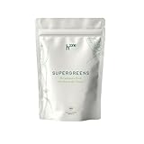 h2one Supergreens Pulver – mit Spirulina, Chlorella, Weizengras & Haferdrink – Superfood-Mix für Energie, Vitalität & Gesundheit – vegan, nährstoffreich