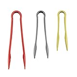 SAGELSHN Robuste Küchenzange Servierzangen zum Kochen, Kunststoffküchenzangen Lebensmittel BBQ Gemüsebrot-Clip-Salat-Backen 3pcs (6/8 / 10 Zoll) Grillzange für Küche