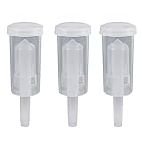 SOIMISS 6 Stück Gärventile für Bier und Weinherstellung Einseitig Wasserdichtes Ablassventil für Heimproduktion von Cider und Wein Kompatibel mit Öffnungen