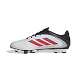 adidas Unisex COPA Pure III Club FG/MG Football Boots Fußballschuhe, Cloud White/Lucid Red/Core Black, 44 2/3 EU