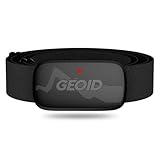 GEOID HS500 Herzfrequenzmesser Brustband Herzfrequenzmesser Brustgurt Bluetooth 4.2/ANT+ Herzfrequenzsensor Wasserdicht IP67
