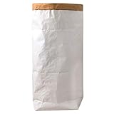 95 Grad Kraftpapier Sack Tüte Papier Wäschesack Weiss Braun Blanko (1)