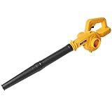 Powarobor Akku-Gebläse/Laubbläser für Dewalt 18V Akkus, kompaktes Luftgebläse für Rasenpflege Laubblasen,Terrassen- und Garagenreinigung (nur Gerät, ohne Akku und Ladegerät)