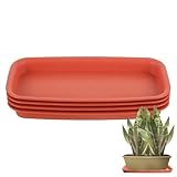 Untersetzer für Blumentöpfe, Abtropfschale, Bodenplatte, leichtes und atmungsaktives Design, 24 x 8,5 cm, stabiles Pad, Blumentopf-Untersetzer für Außenbereich, Garten, Balkon, Baumzucht