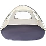 drburpily Outdoor Campingzelt, leicht und wasserdicht, einfacher Aufbau für Familien, Fiber Up Zelte für Camping, Zelt für Camping, Off Whites