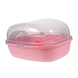 TOYANDONA Tragbarer Hamsterkäfig aus Material Kompakte für Reisen Sicherer Innenbereich für Kleine Haustiere Multifunktional für Hamster Ratten und Langlebig