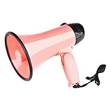 WxuuLTGJR Megaphon Tragbarer Hand-Megaphon-Trompeten-Außenführer-Bullhorn-Lautsprecher mit Flaschenöffner. Hand-Sprachverstärker Leicht zu tragen