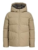 JACK & JONES JUNIOR Herren Jjglobal Puffer Jacket Jnr, Elmwood, Numeric_152