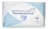 Swimmm – Einweg Schwimmwindel Erwachsene – Größe M – 20 Stück – Bei Inkontinenz – Diskret, Atmungsaktiv & Hautfreundlich – Bietet Sicherheit beim Schwimmen – Schwimmwindeln Für Hüftumfang 86-122 cm