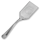 Fischheber versilbert 26 cm - Servierbesteck für Fischgerichte, poliert & anlaufgeschützt, mit Fisch-Motiv, stilvolles Besteck für Feinschmecker, Geschenk für Dinner & Tafelkultur