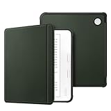 Fintie Hülle für Tolino Vision Color (2024)/Vision 6 (2021) & Kobo Libra Color (2024)/Libra 2 (2021) 7 Zoll eReader - Superleicht Soft TPU Schutzhülle mit Auto Schlaf/Wach, Alpingrün