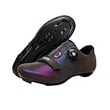 FANSU Fahrradschuhe Herren Damen, MTB Schuhe Abriebfester Rennradschuhe Fahrradschuhe, Drehbare Schnürsenkel Mountainbike Rennrad Unisex Schuhe Radschuhe mit Look Lock Tabs 36-47 EU