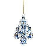 2D-Acryl-Hängeornament als dekorative Wandkunst für stilvolle Inneneinrichtung gemütliche Wohnatmosphäre (Blue, 8cm)