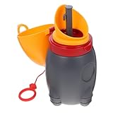 ibasenice Tragbares Kinderurinal mit Deckel Auslaufsicheres Notfall Pinkelgefäß Leichtes Mobiles Reise Toiletten Hautfreundlich Kompakt und Dicht für Unterwegs und Auto