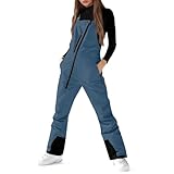 Snowboardhose Damen, Mädchen Thermohose Funktionshose Skitourenhose, Retro Skihose Große Größen Damen, Slim Wanderleggings Ski-jacken Jagdhose Kurzgröße Lang Skihose, XL