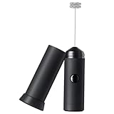 PartyKindom Handheld Milchaufschäumer Mit Ergonomischem Design Tragbarer Elektrischer Milchschäumer Für Latte Und Cappuccino Einfach Zu Bedienen Leicht Für Zuhause Oder Unterwegs