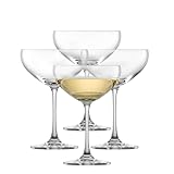 Schott Zwiesel Sektschale Bar Special (4er-Set), elegante Champagnerschalen, spülmaschinenfeste Tritan-Kristallgläser, Made in Germany (Art.-Nr. 123620)