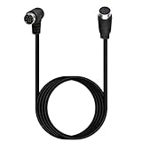 9-poliges DIN-Kabel | Video-Stecker auf weiblich, 180 cm (70,8 Zoll), Pins, Stecker und Wiedergabe für Projektor, Monitor, TV-Empfänger