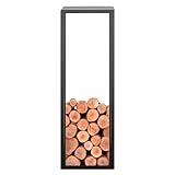 Large Vertical Firewood Rack – High Capacity and Space-Saving Design