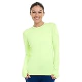 BloqUV Damen UPF 50+ Sonnenschutz 24/7 Athletic Top (Neongelb, L)