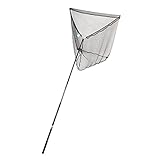 Zite Fishing Karpfen Kescher gummiert Groß – Angelkescher Carp Net 100x100cm - Angeln-Netz Friedfisch Raubfisch XXL, Kescher-Angeln, Angelkescher, Unterfangkescher, Käscher