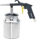 Michelin Sandstrahlpistole, Sandstrahler mit 1L Tank, Druckluftverbrauch 250 l/min, Max. Druck 8 bar