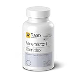 Raab Vitalfood® Mineralstoff Komplex Kapseln (75 Stück) - eine ausgewogene Kombination aus 10 Mineralstoffen und essenziellen Spurenelementen. Ohne Zusätze, Vegan