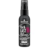 essence fix & LAST 18h make-up FIXING SPRAY, Transparent, feuchtigkeitsspendend, langanhaltend, matt, für sensible Haut, vegan, ölfrei, wasserfest, ohne Alkohol, 1er Pack (50ml)