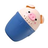 BESPORTBLE Badewasser Schaufel Cartoon Schwein Shampoo Becher Multifunktionale Wasserkelle für Garten und Badezimmer Große Kapazität Tiefseeblau für Babybad und Pflanzenbewässerung