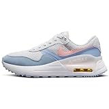 Nike Damen Air Max System Sneaker Farbe: Weiß/Rosa/Blau (106); Größe: EUR 38 | US 7 | UK 4.5