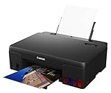 Canon Tintenstrahldrucker PIXMA G550 MegaTank Drucker (4.800 x 1.200 dpi, Fotodrucker 10x15 cm, LC Display, WLAN, Canon PRINT App, Mopria, AirPrint, wireless Printing, Auto Power On/Off) schwarz