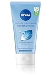 NIVEA Tägliches Waschpeeling Erfrischend, Peeling ohne Mikroplastik mit Vitamin E für eine porentiefe Gesichtsreinigung, erfrischendes Gesichtspeeling für normale Haut und Mischhaut (150 ml)